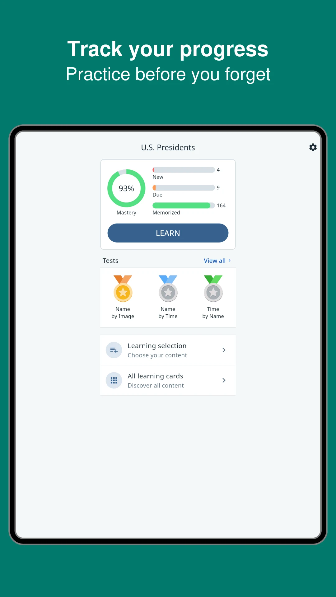 US Presidents Trainer screenshot